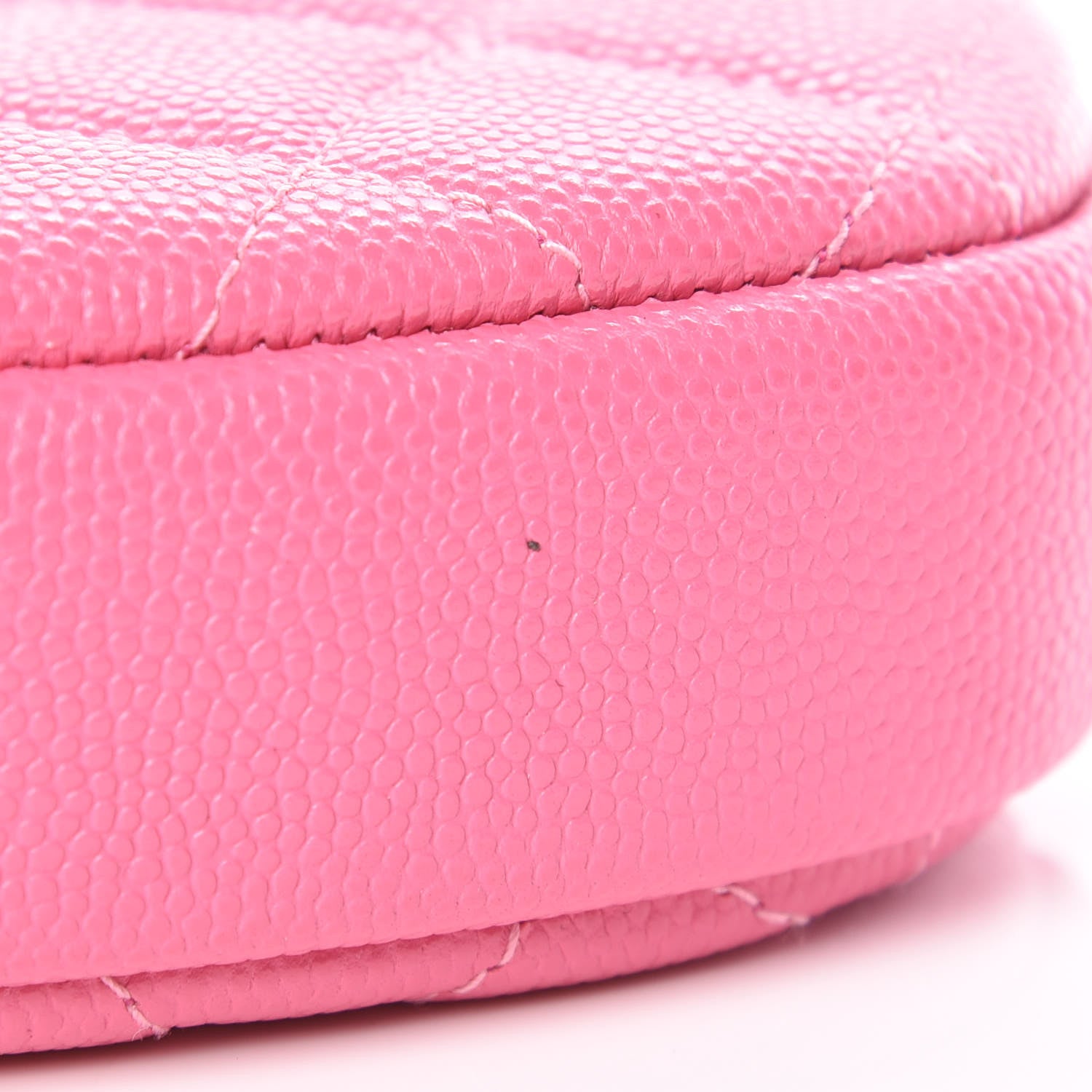 Chanel Iridescent Caviar Quilted Zip Around Classic Coin Purse Pink 5 of 9