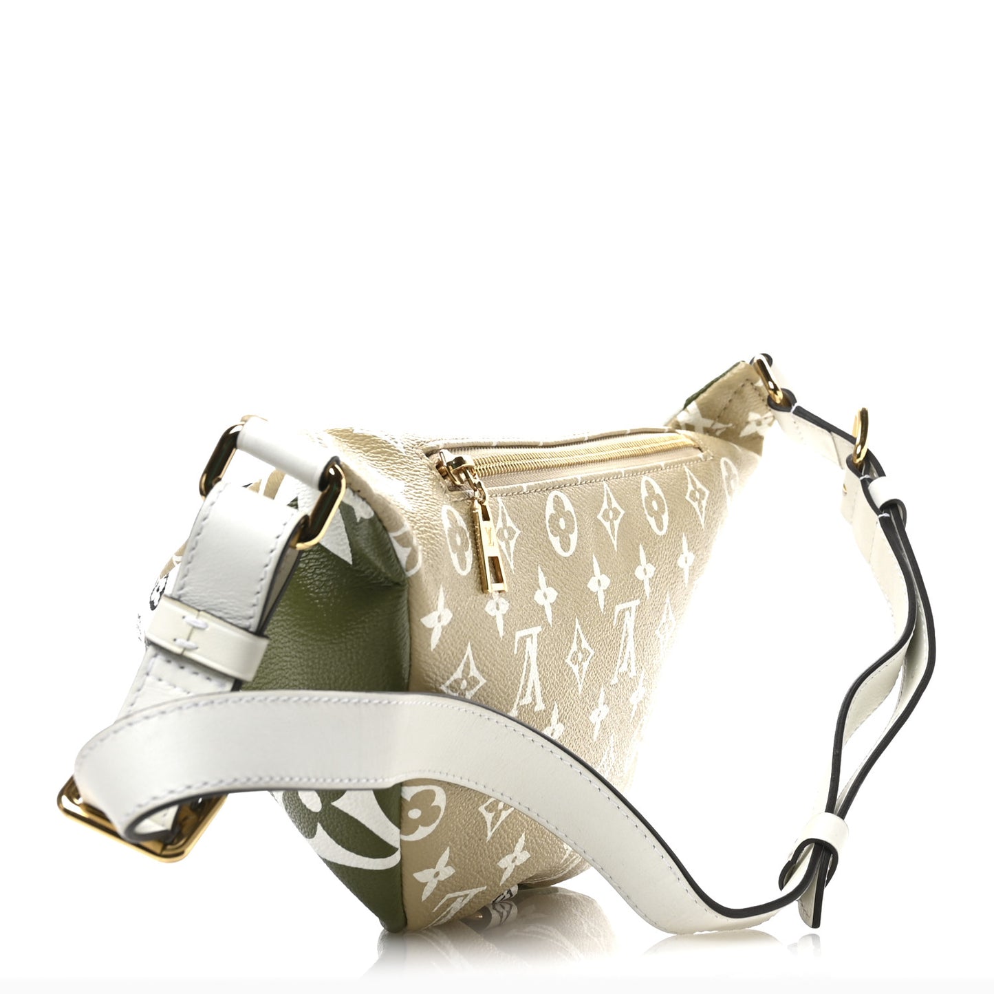 Monogram Giant Bumbag Kaki Beige