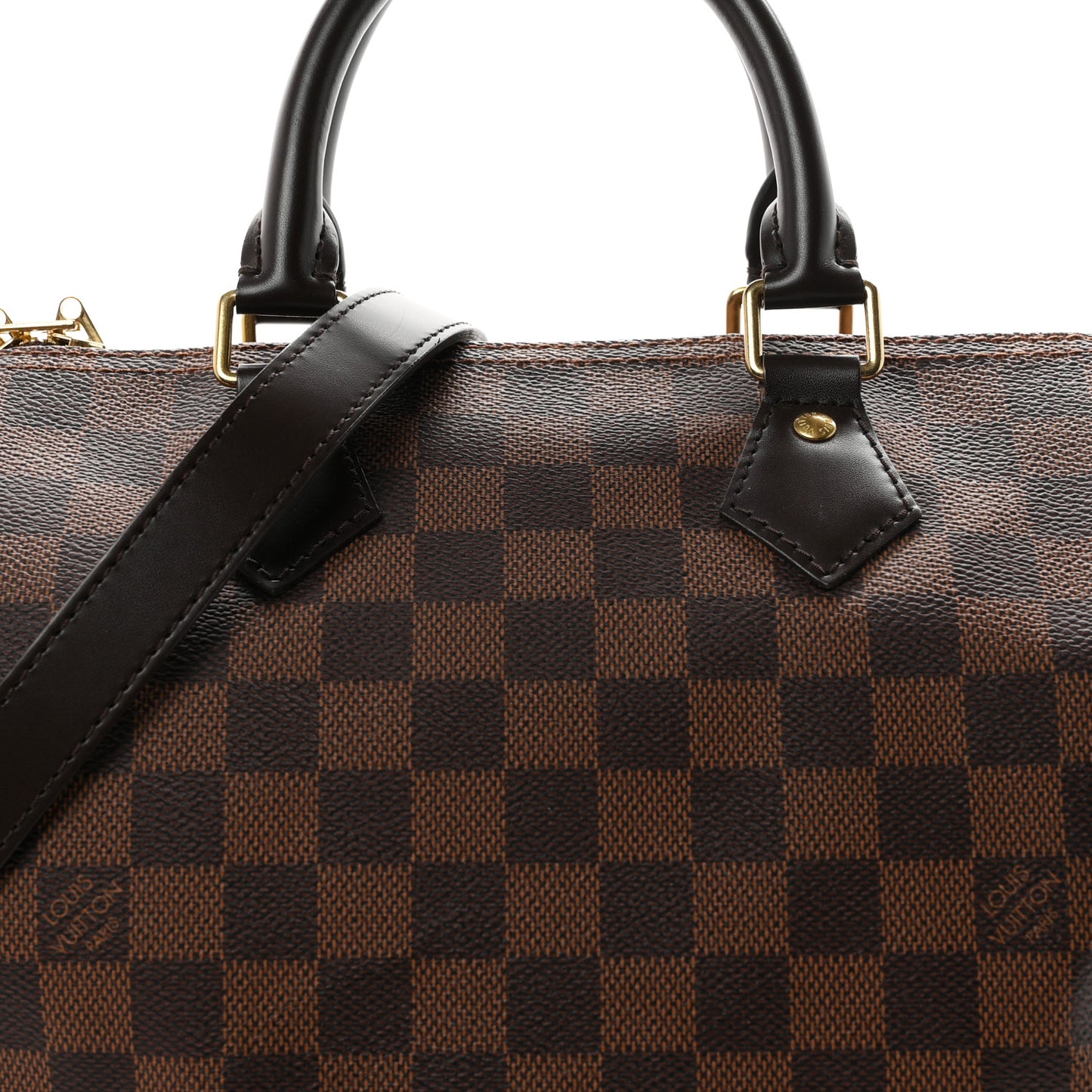 Damier Ebene Speedy Bandouliere 25