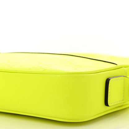 Gucci Rubber Effect Monogram GG Crossbody Bag Fluorescent Yellow 11 of 12