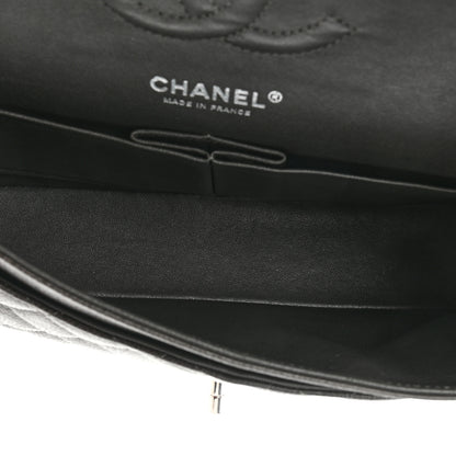 Chanel Caviar Quilted Medium Double Flap Dark Grey 5 of 16
