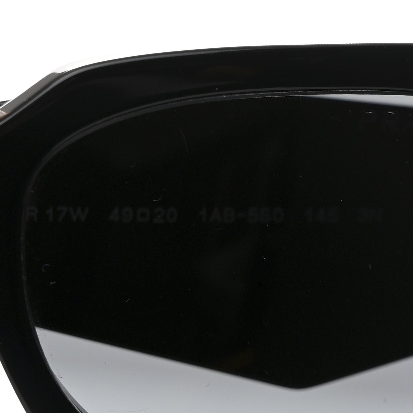 Acetate Symbole Sunglasses SPR 17W Black