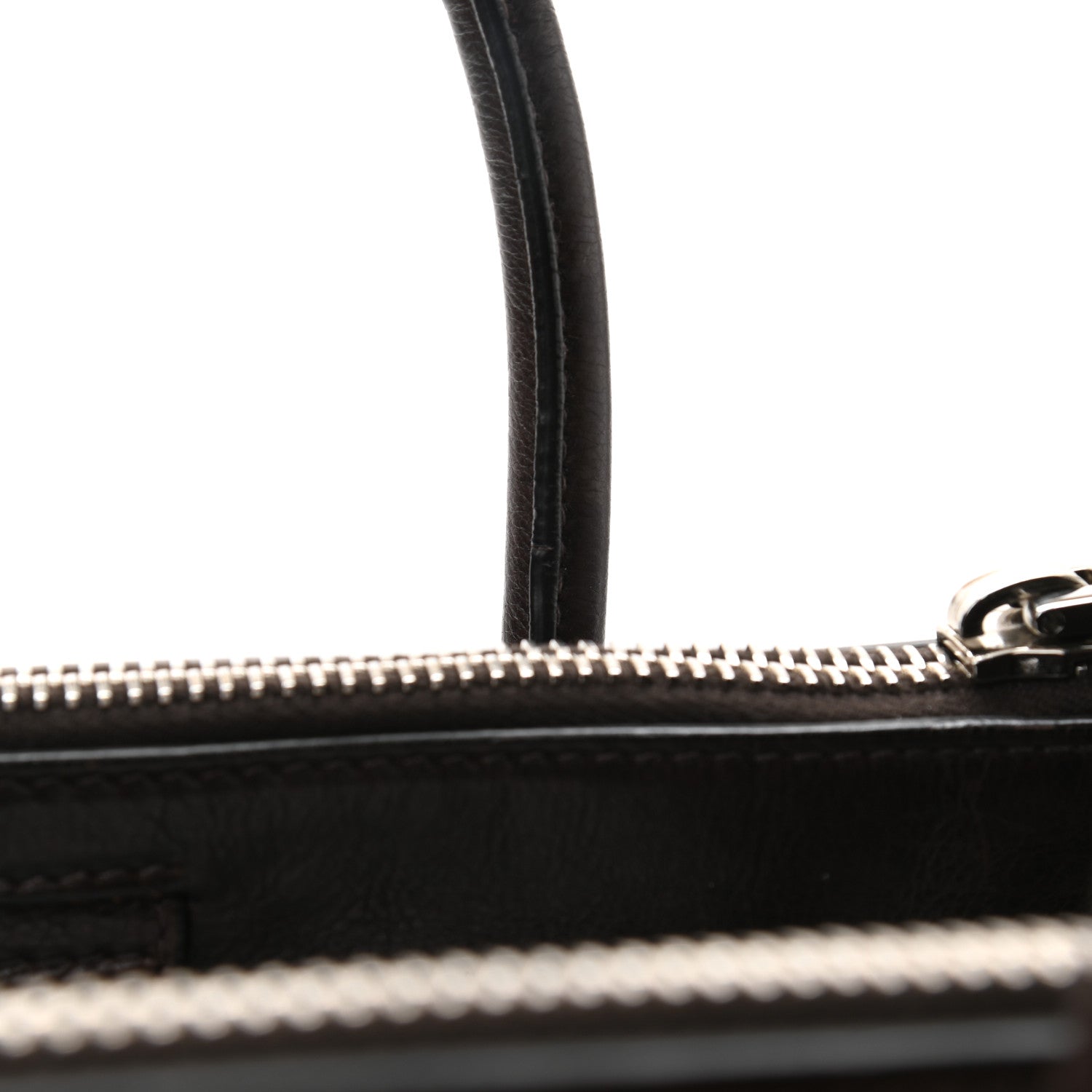 Prada Glace Calfskin Twin Pocket Tote Moro 12 of 12
