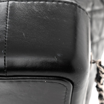 Chanel Aged Calfskin Quilted Gabrielle Backpack Black 12 of 15