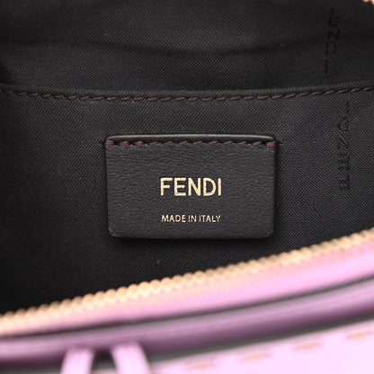 Fendi Vitello King Logo Embossed Mini By The Way Boston Bag Violetta 6 of 10