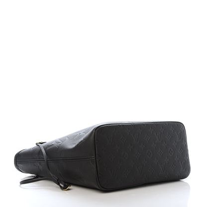 Louis Vuitton Empreinte Monogram Giant Neverfull MM Black 4 of 9