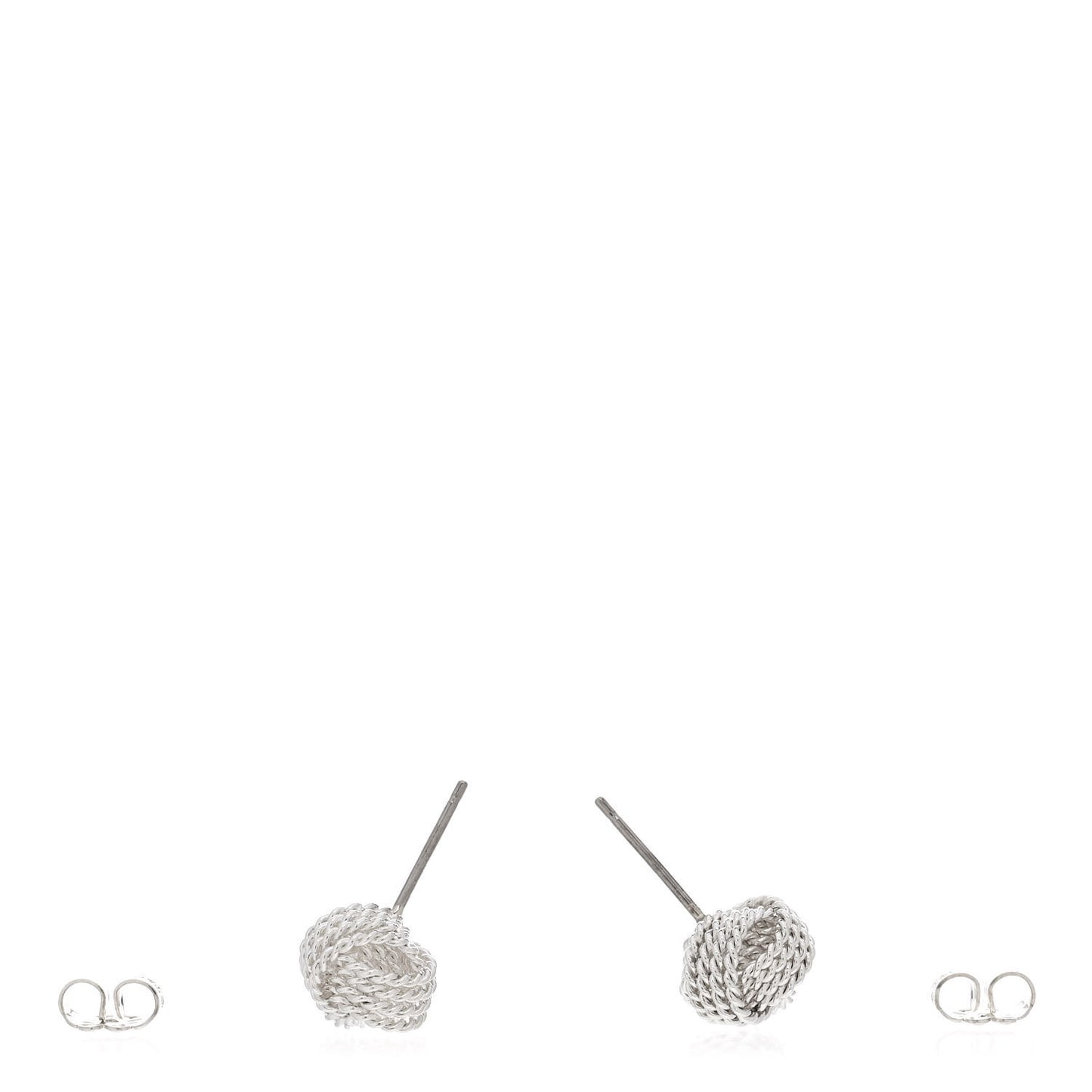 Sterling Silver Twist Knot Earrings