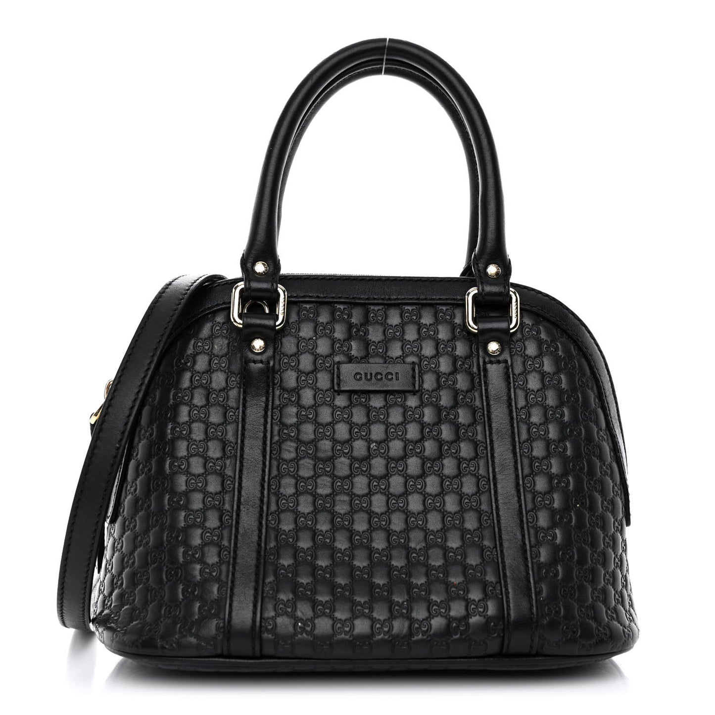 Microguccissima Mini Dome Bag Black