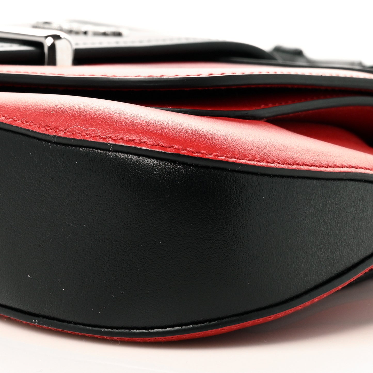 City Calfskin Sidonie Shoulder Bag Rosso Black