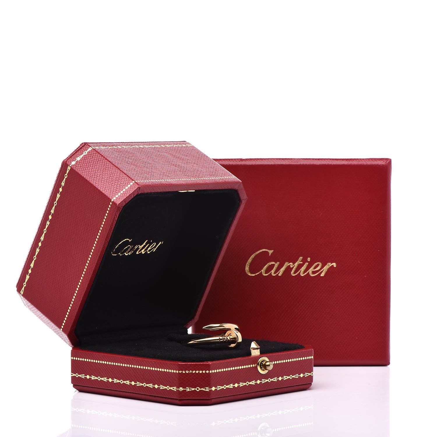 Cartier 18K Yellow Gold Juste Un Clou Ring 55 7.25 5 of 5