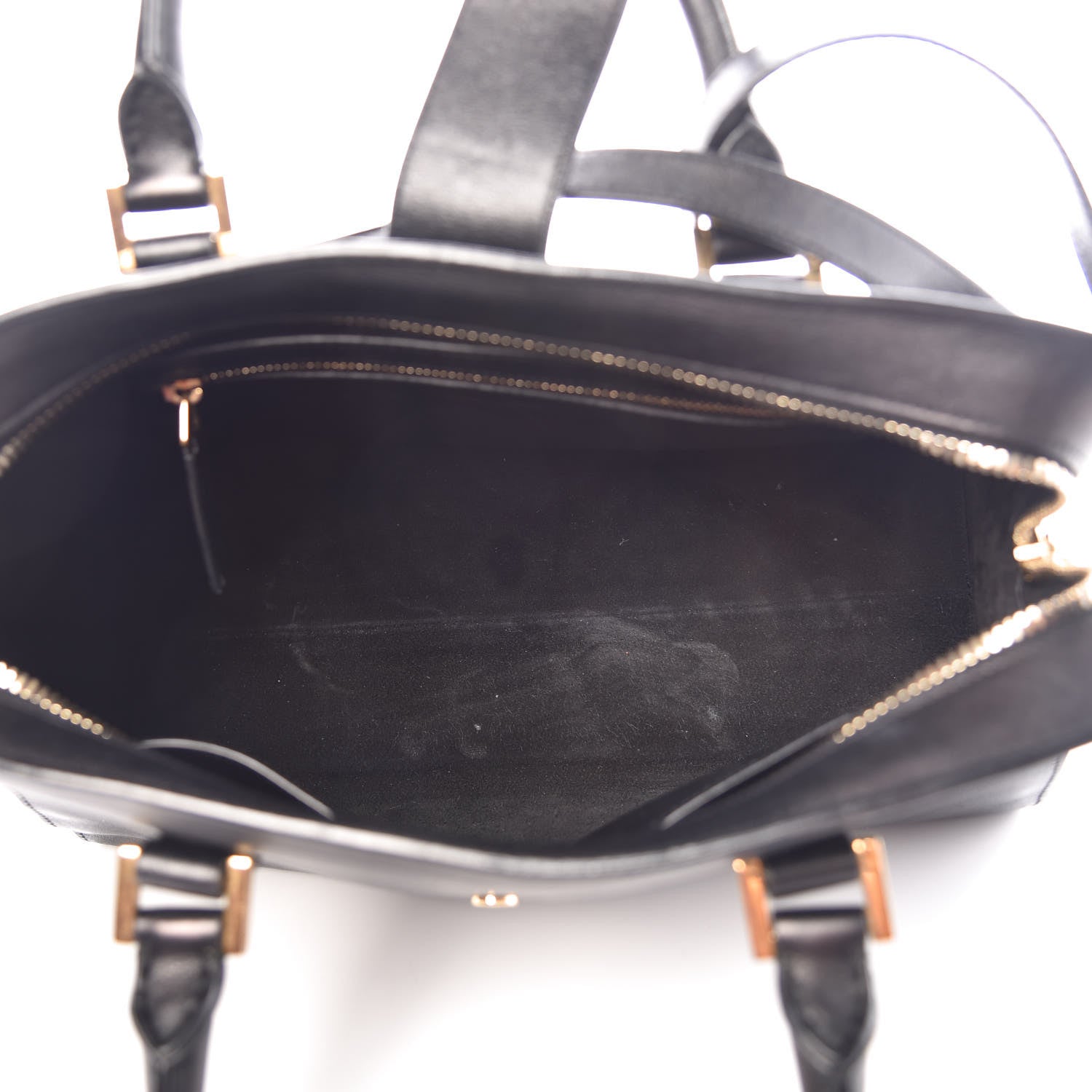 Saint Laurent Smooth Calfskin Small Monogram Cabas Black 5 of 15