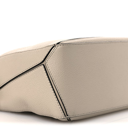 Loewe Grained Calfskin Small Puzzle Bag Sand 9 of 13