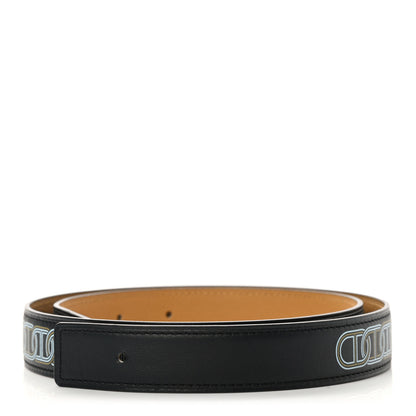 Hermes Swift Epsom Circuit Belt 75 Black Gold 1 of 6