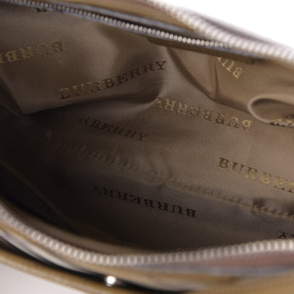Burberry Canvas Nova Check Shoulder Bag Beige 6 of 8