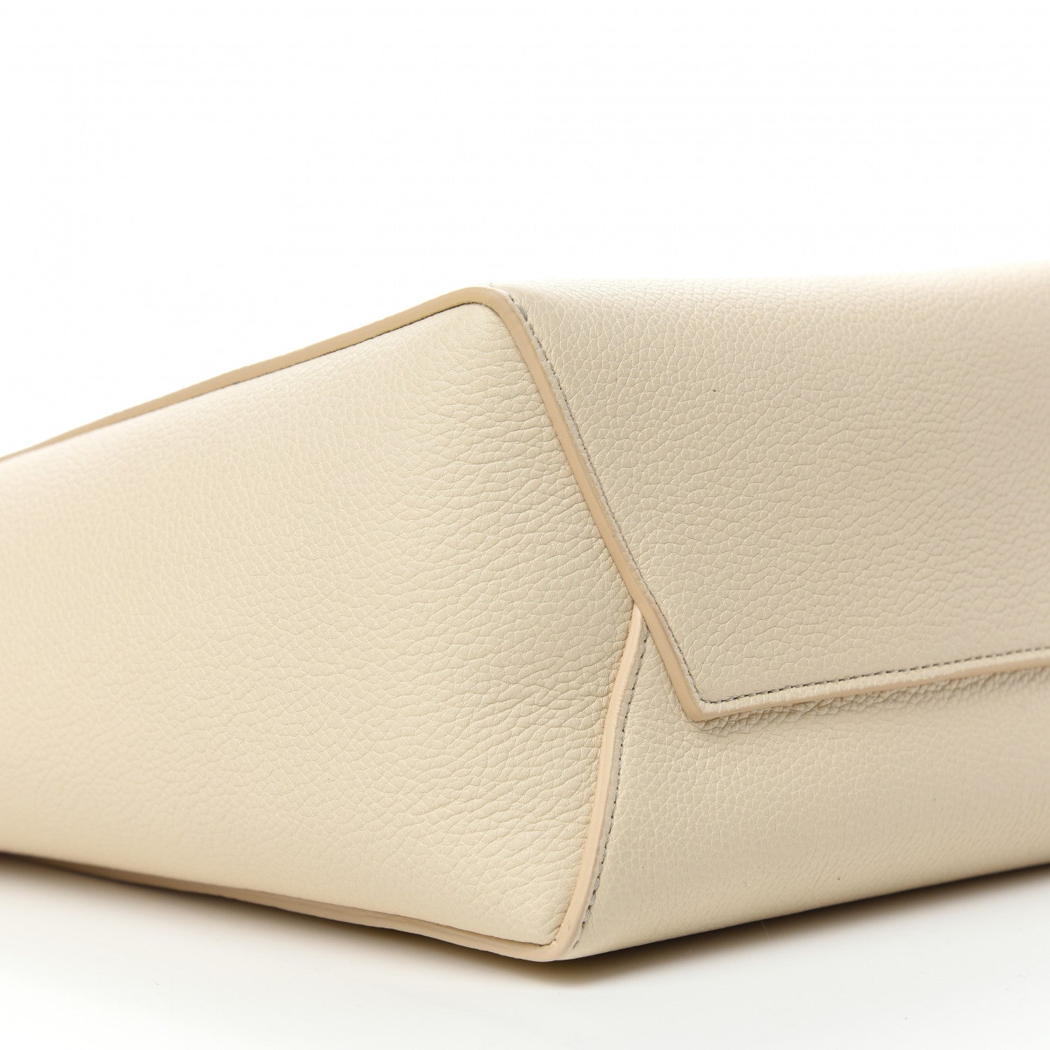 Celine Soft Grained Calfskin Small Sangle Bucket Bag Vanilla 9 of 10