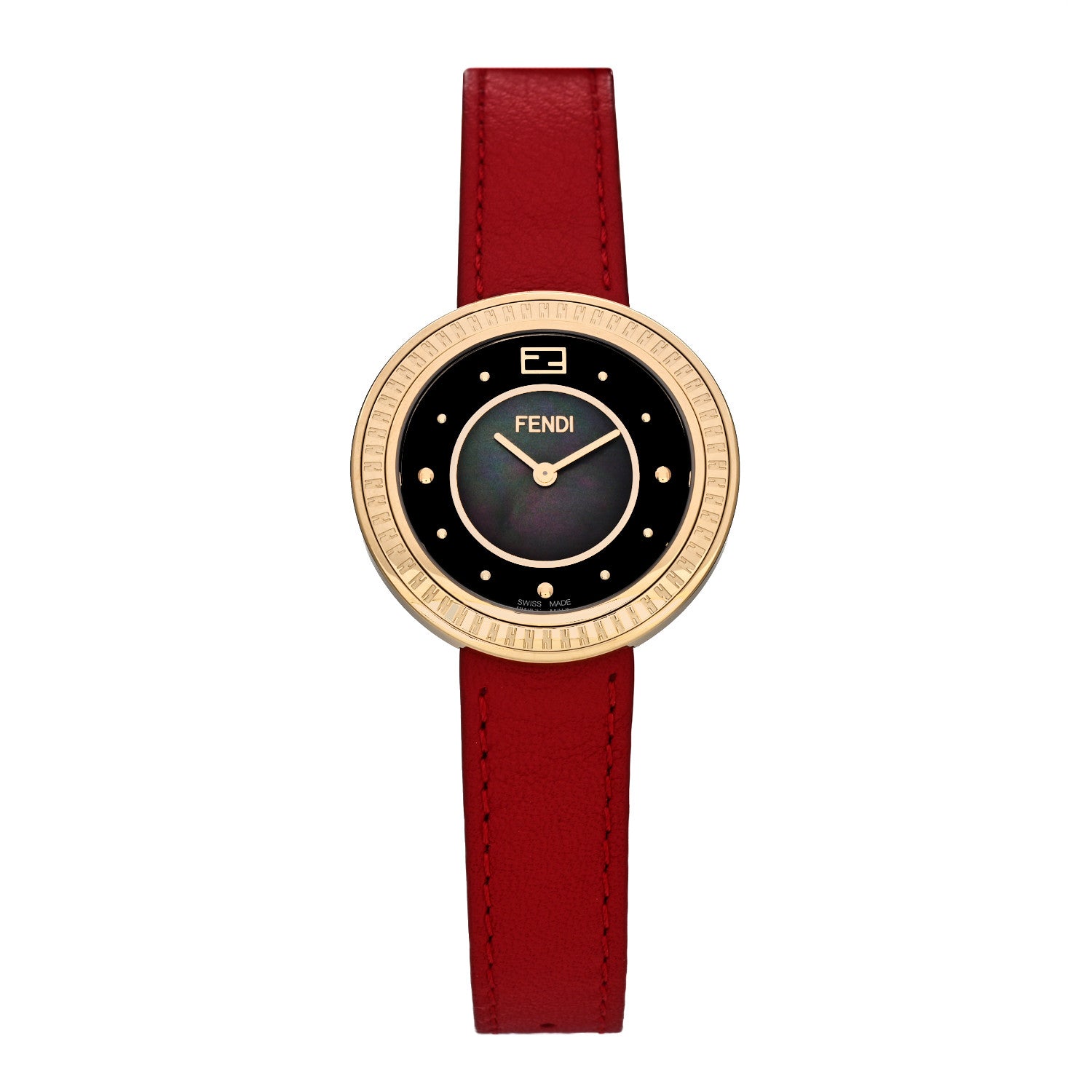 Fendi Stainless Steel Calfskin Fur 36mm Fendi My Way Quartz Watch 2 of 5