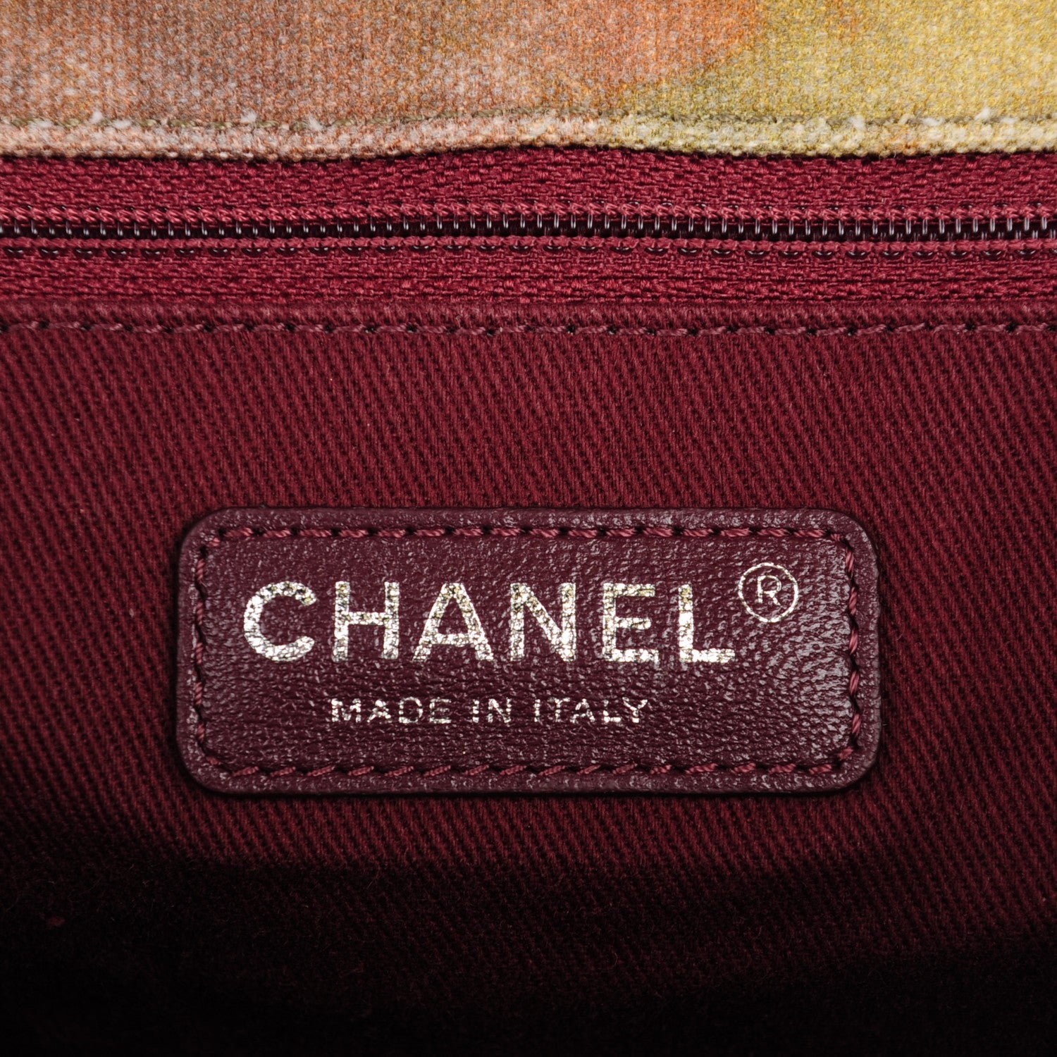Chanel Washed Toile Large Graffiti On The Pavements Messenger Khaki Multicolor 6 of 8