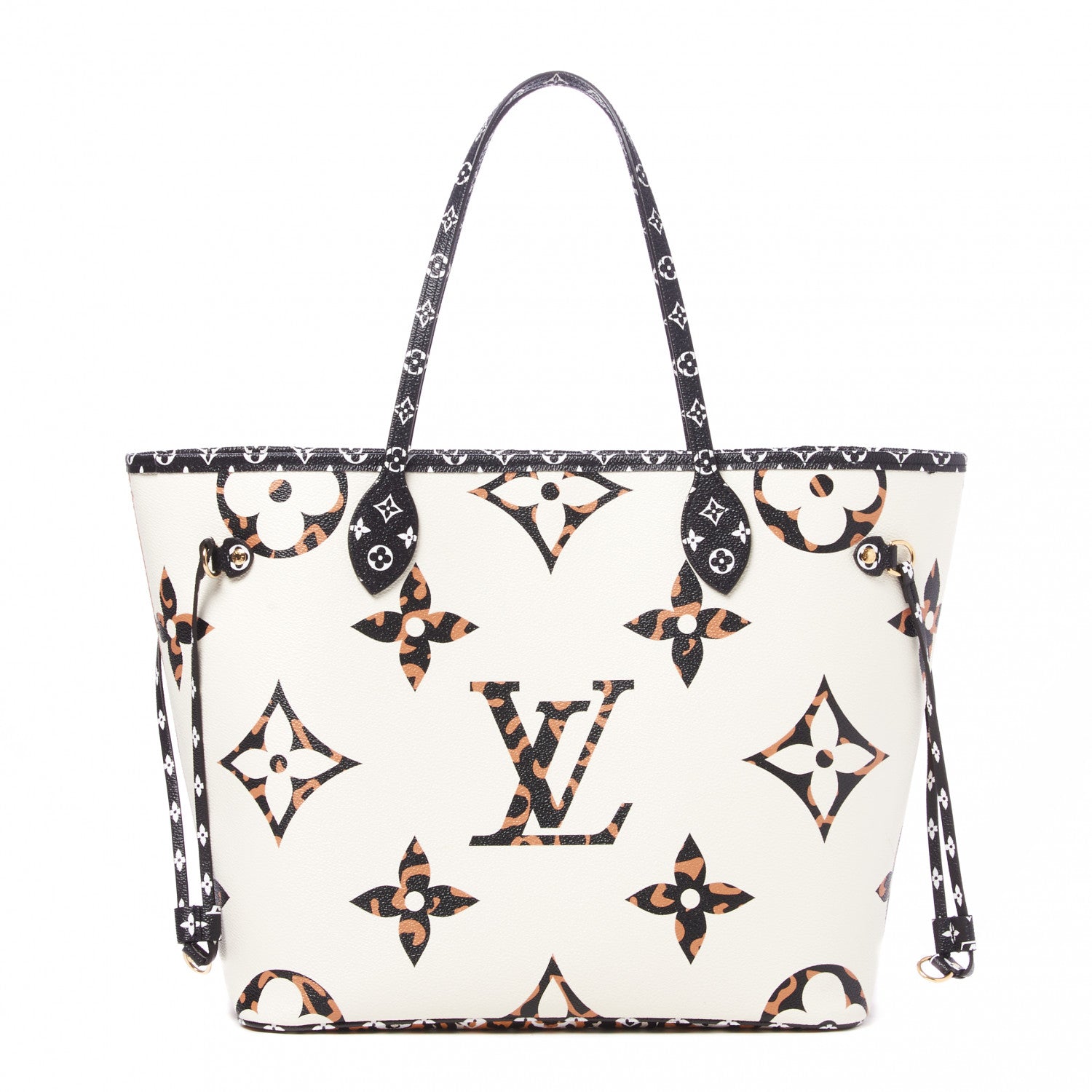 Louis Vuitton Monogram Giant Jungle Neverfull MM Ivory 1 of 8