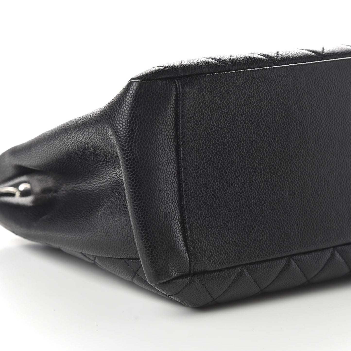 Caviar Quilted Grand Shopping Tote GST Black