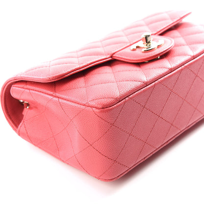 Chanel Caviar Quilted Mini Rectangular Flap Dark Pink 5 of 12