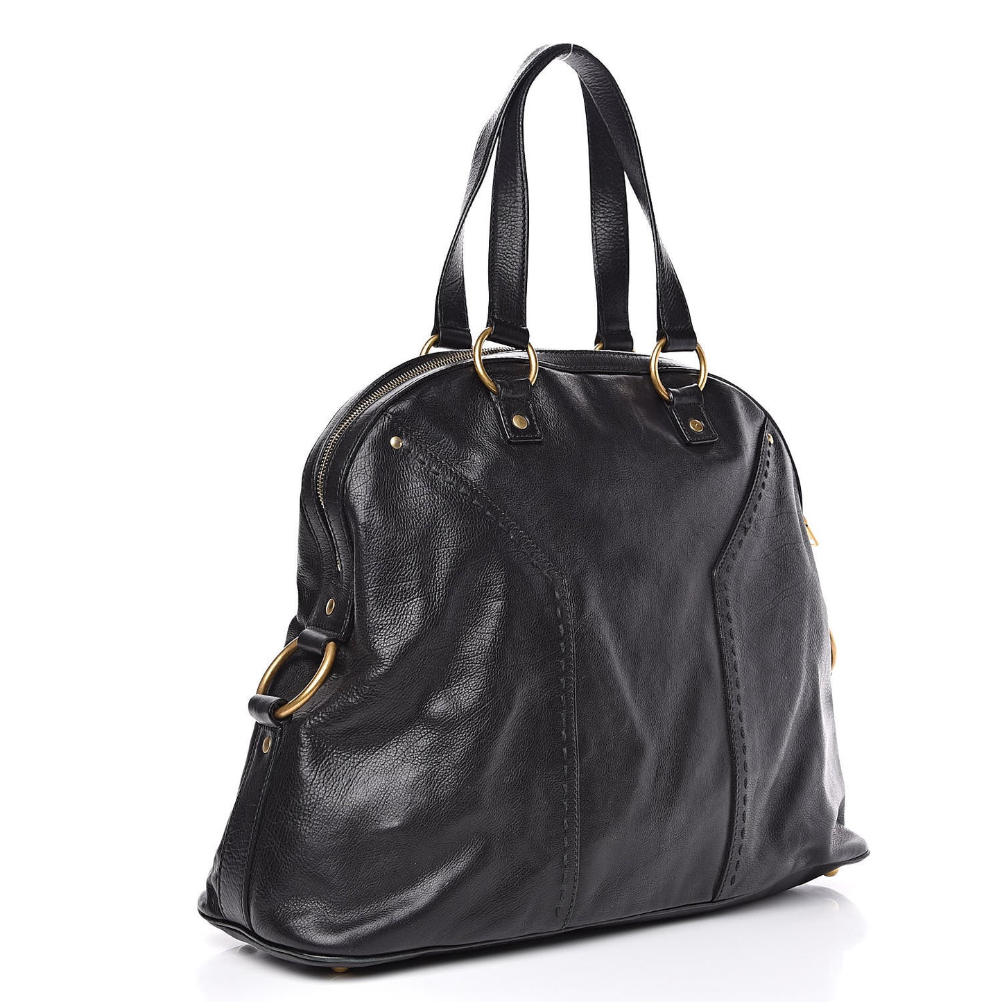 Calfskin Oversized Muse Black