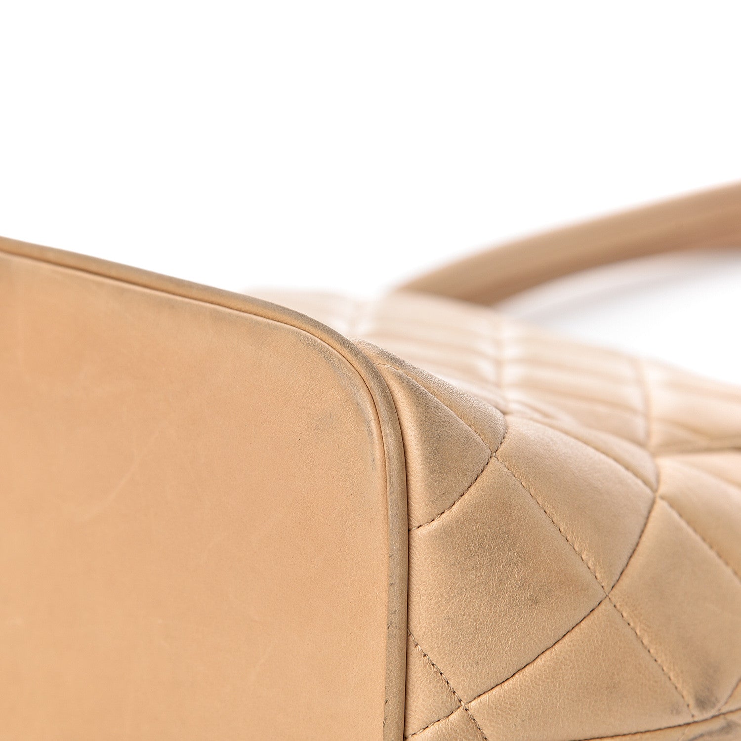 Chanel Lambskin Quilted Medallion Tote Beige 20 of 27