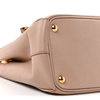 Prada Saffiano Small Galleria Double Zip Tote Cammeo 9 of 12