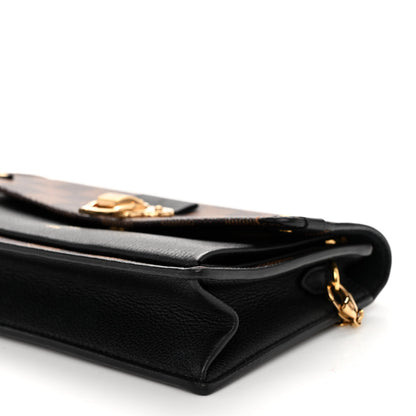 Louis Vuitton Damier Ebene Vavin Chain Wallet Black 10 of 10
