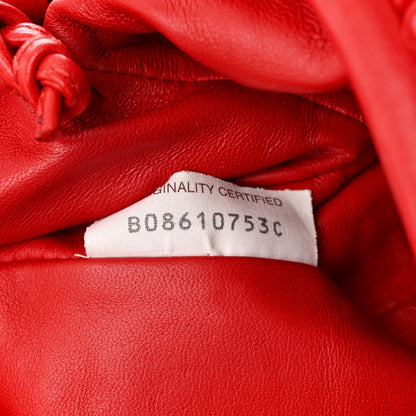 Bottega Veneta Nappa Intrecciato The Mini Pouch Bright Red 7 of 11