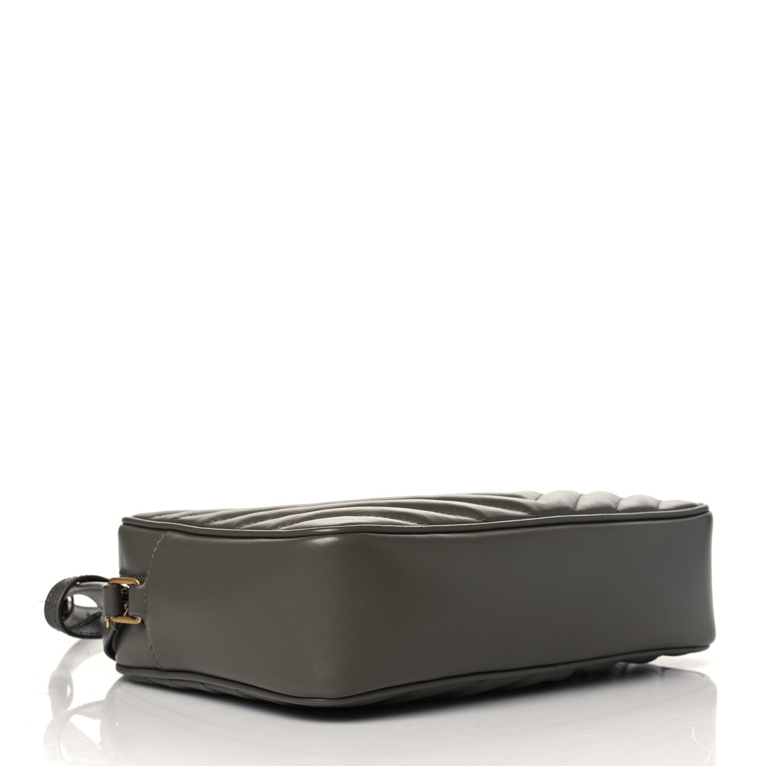 Saint Laurent Calfskin Matelasse Monogram Lou Camera Bag Military Olive 4 of 10