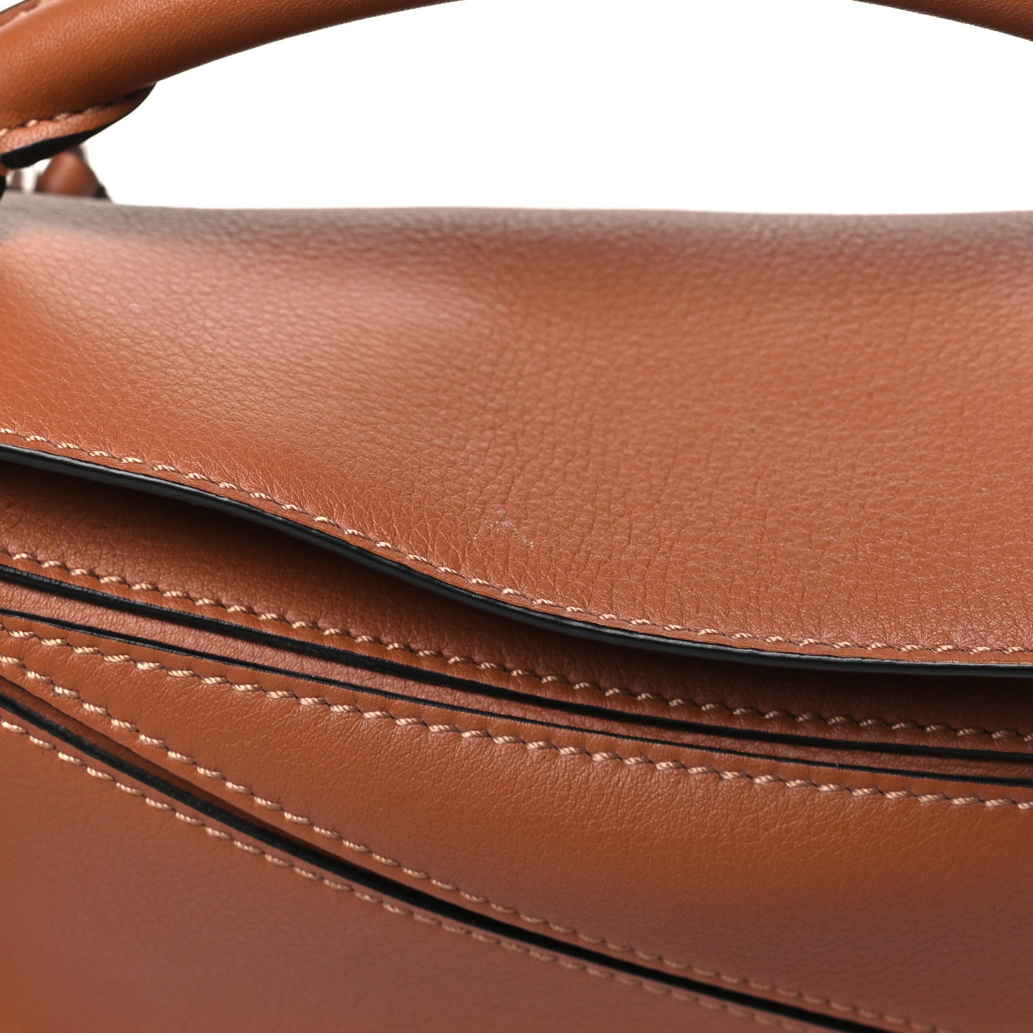 Loewe Calfskin Mini Puzzle Bag Tan 10 of 10