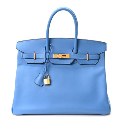 Hermes Epsom Birkin 35 Bleu Paradise 1 of 10
