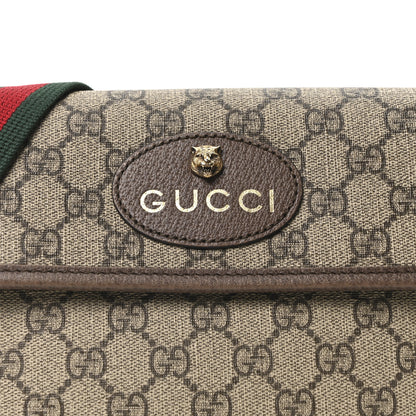 Gucci GG Supreme Monogram Neo Vintage Web Belt Bag Brown 8 of 10