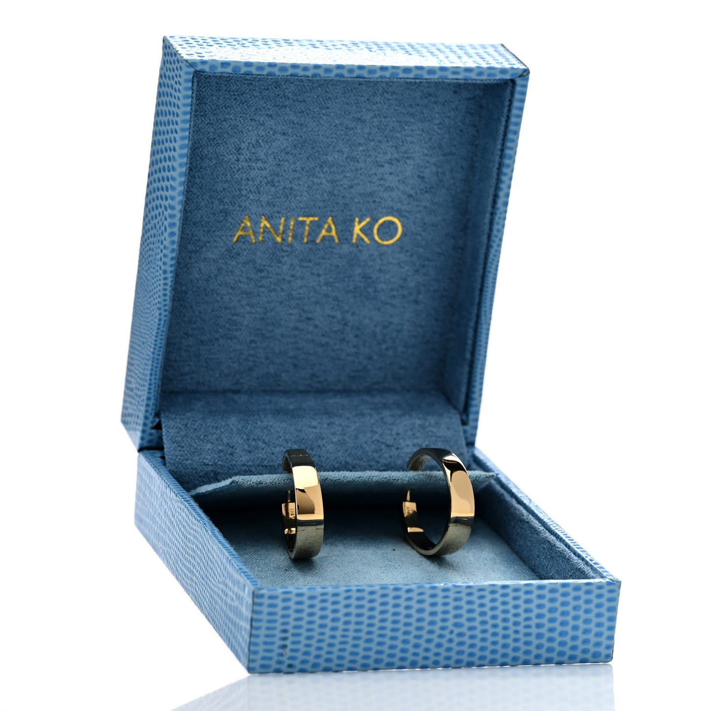 18K Yellow Gold Classic Meryl Hoop Earrings