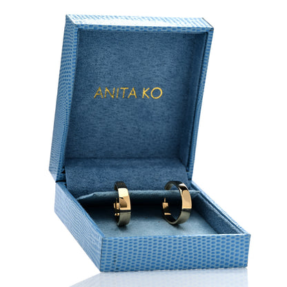 Anita Ko 18K Yellow Gold Classic Meryl Hoop Earrings 5 of 5