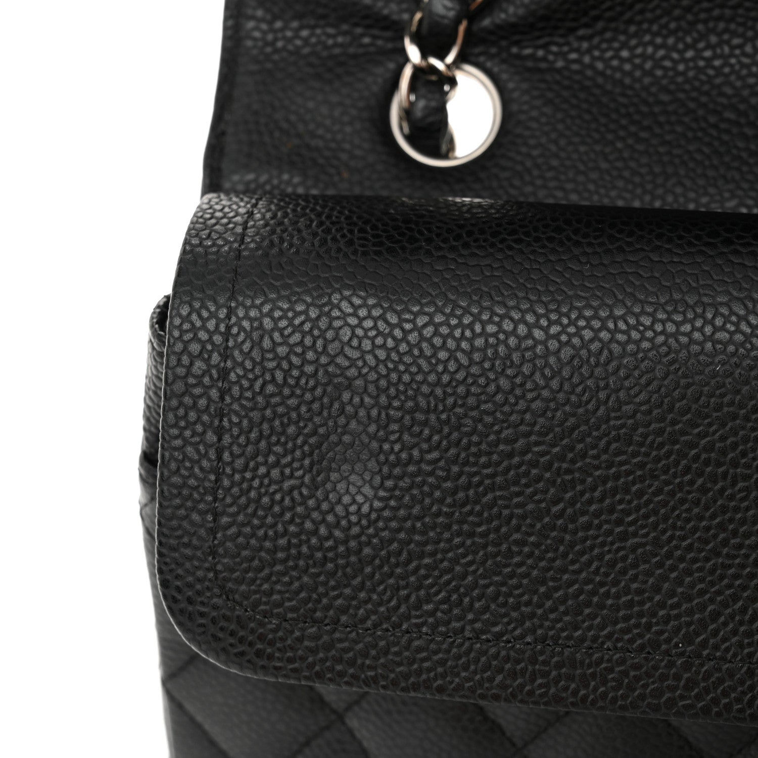 Chanel Caviar Quilted Medium Double Flap Black 13 of 13