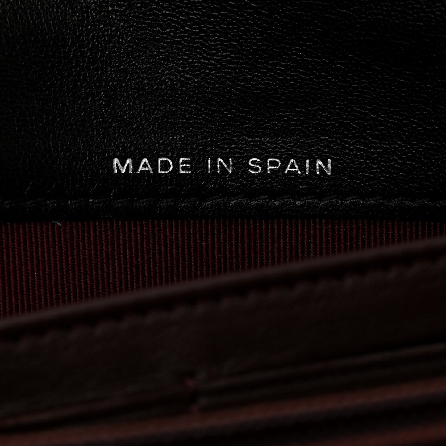 Lambskin Quilted Long Gusset Flap Wallet Black