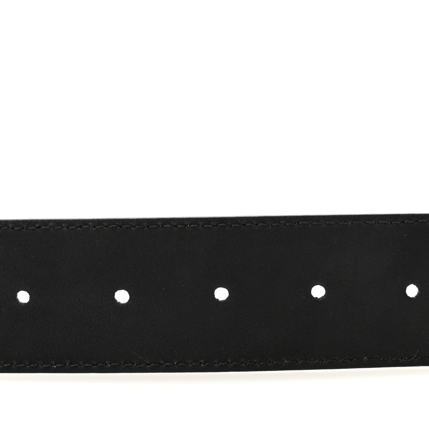 Gucci Textured Calfskin Double G 40mm Belt 80 32 Black 4 of 6