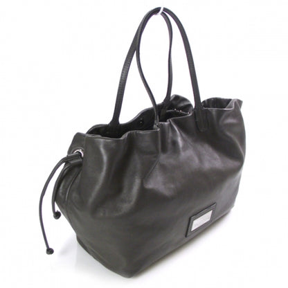 Valentino Garavani Nappa Leather Crystal Rose Glam Tote Gray 3 of 13