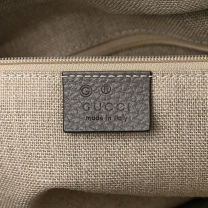 Gucci Dollar Calfskin GG Charm Dome Satchel Tote Loess 6 of 10
