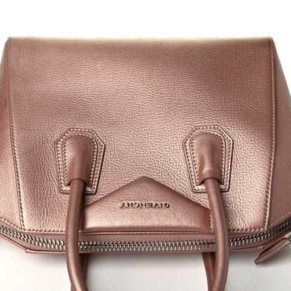 Givenchy Metallic Sugar Goatskin Small Antigona Light Pink 6 of 8