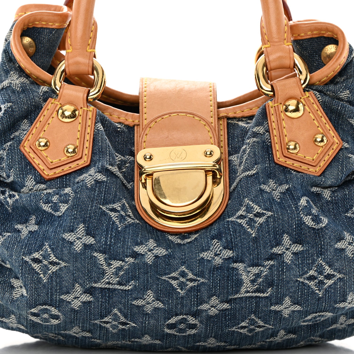 Louis Vuitton Monogram Denim Pleaty Blue 8 of 14
