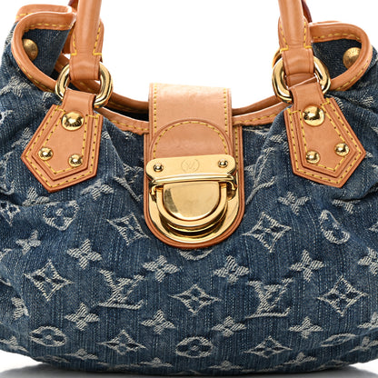Louis Vuitton Monogram Denim Pleaty Blue 8 of 14