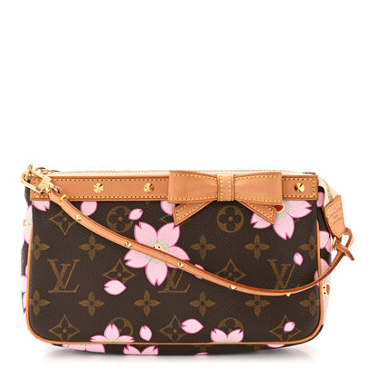 Louis Vuitton Monogram Cherry Blossom Pochette Accessories Brown 1 of 9