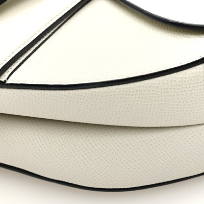 Christian Dior Grained Calfskin Saddle Bag With Strap Latte 10 of 10