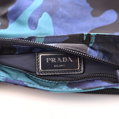 Prada Tessuto Nylon Camouflage Flat Messenger Royal 6 of 9