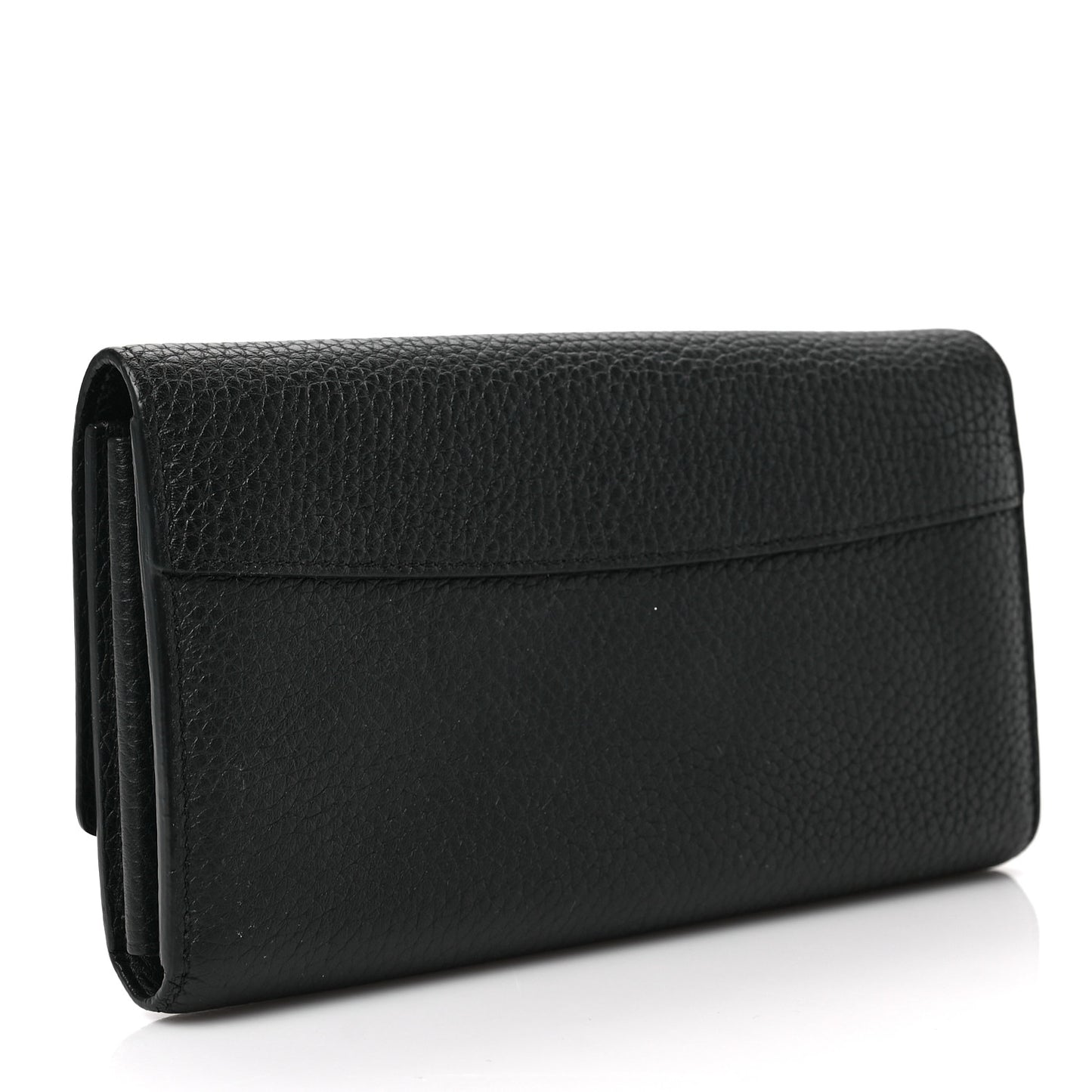 Taurillon Embellished Capucines Long Wallet Black