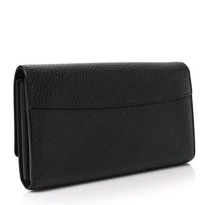 Louis Vuitton Taurillon Embellished Capucines Long Wallet Black 3 of 6