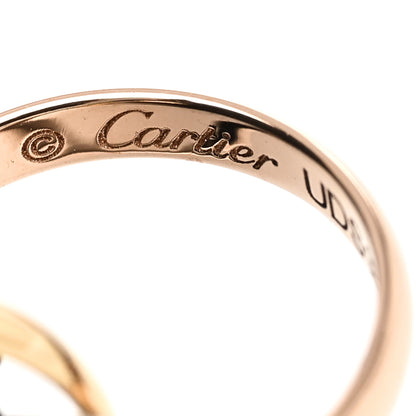 Cartier 18K Pink Yellow White Gold Trinity Adjustable Cord Bracelet Black 3 of 4