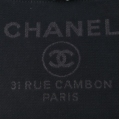 Chanel Canvas Medium Deauville Tote Black 11 of 11